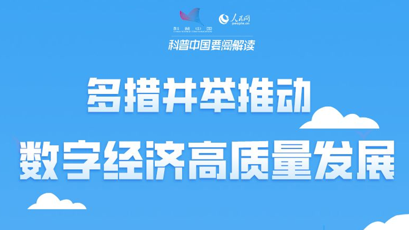 科普?qǐng)D解｜多措并舉推動(dòng)數(shù)字經(jīng)濟(jì)高質(zhì)量發(fā)展