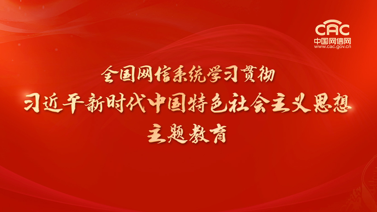 《全國網(wǎng)信系統(tǒng)學(xué)習(xí)貫徹習(xí)近平新時(shí)代中國特色社會(huì)主義思想主題教育》專題