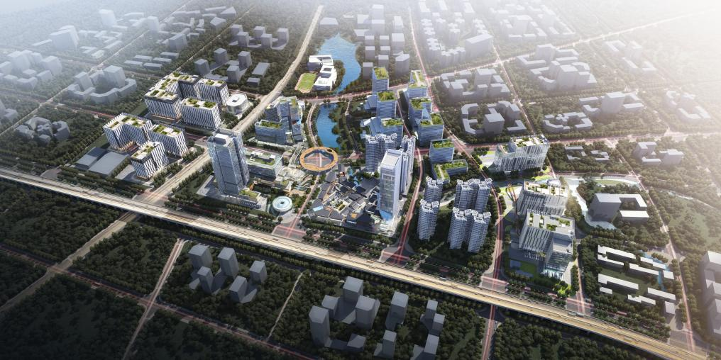 三溪科創(chuàng)小鎮(zhèn)啟動區(qū)效果圖