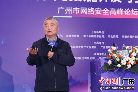 譚建榮院士發(fā)言。主辦方供圖