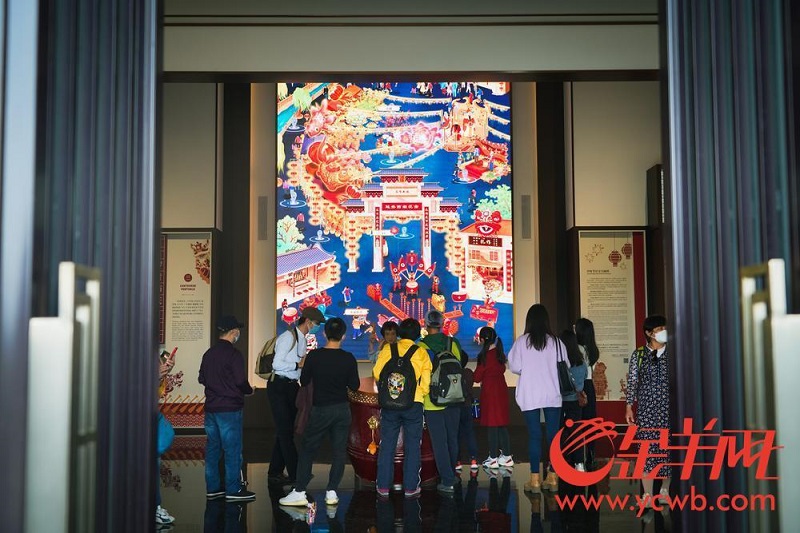 《歲時(shí)節(jié)慶軸圖》電子屏