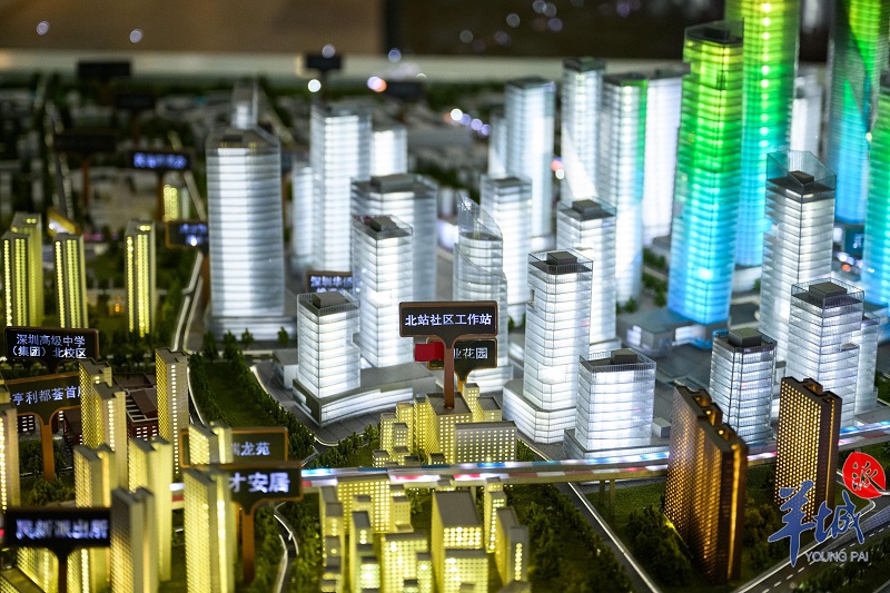 北站社區(qū)黨群服務(wù)中心沙盤