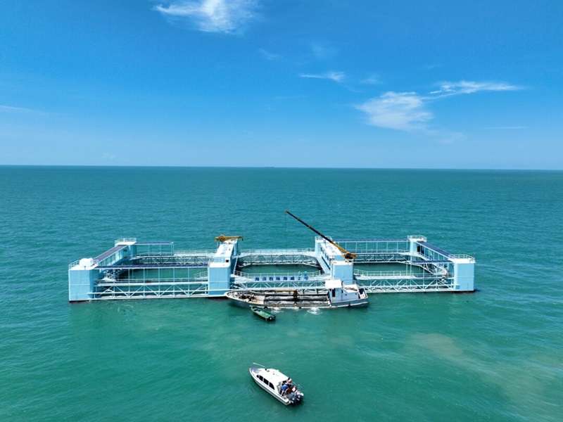 海上智能養(yǎng)殖平臺“海威2號”