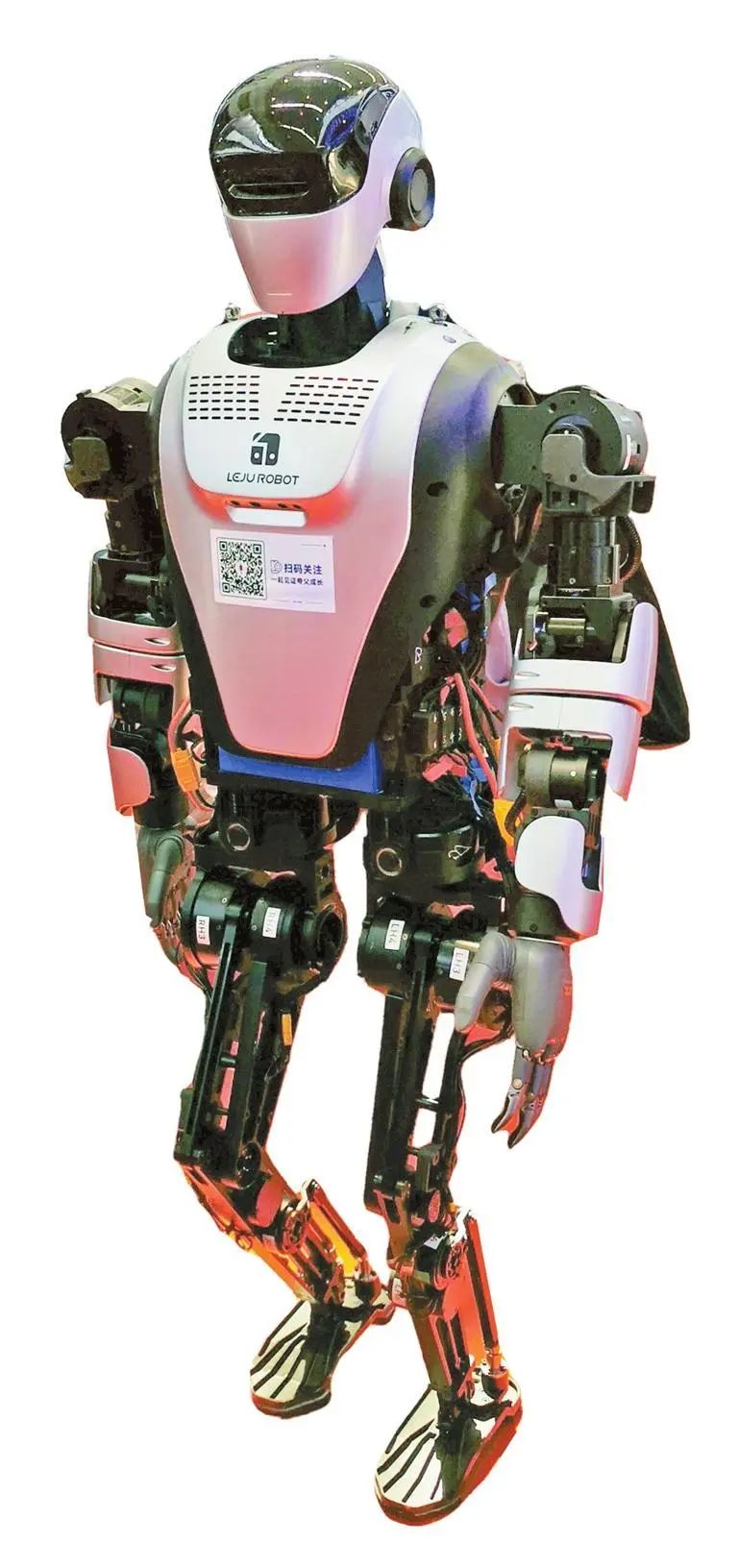 深圳樂聚夸父人形機器人。