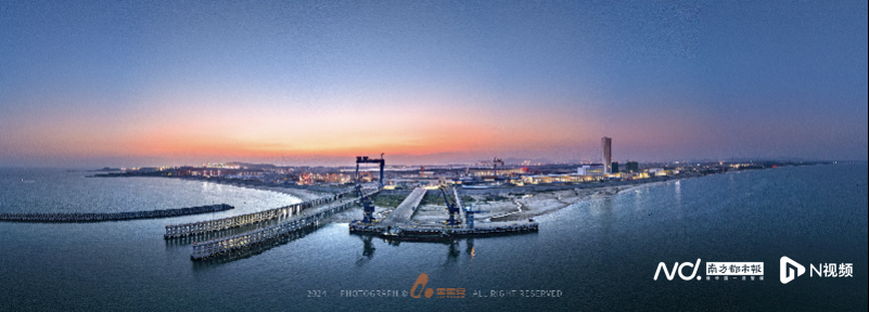 陸豐海洋工程基地碼頭。余浩帆 攝