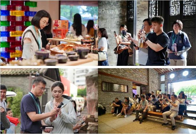 *網媒達人參觀南風古灶。圖/佛山新聞網