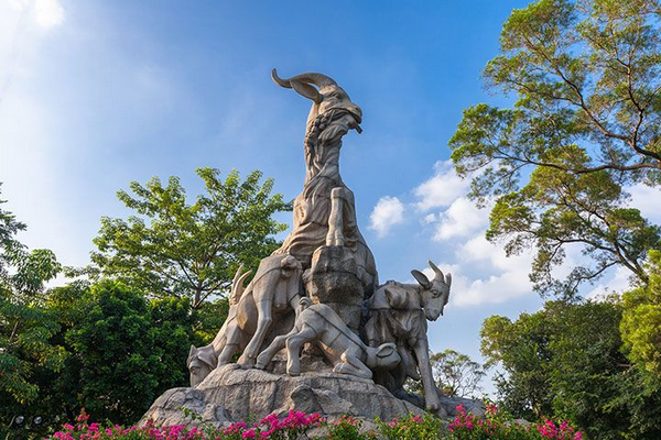 越秀公園五羊雕像